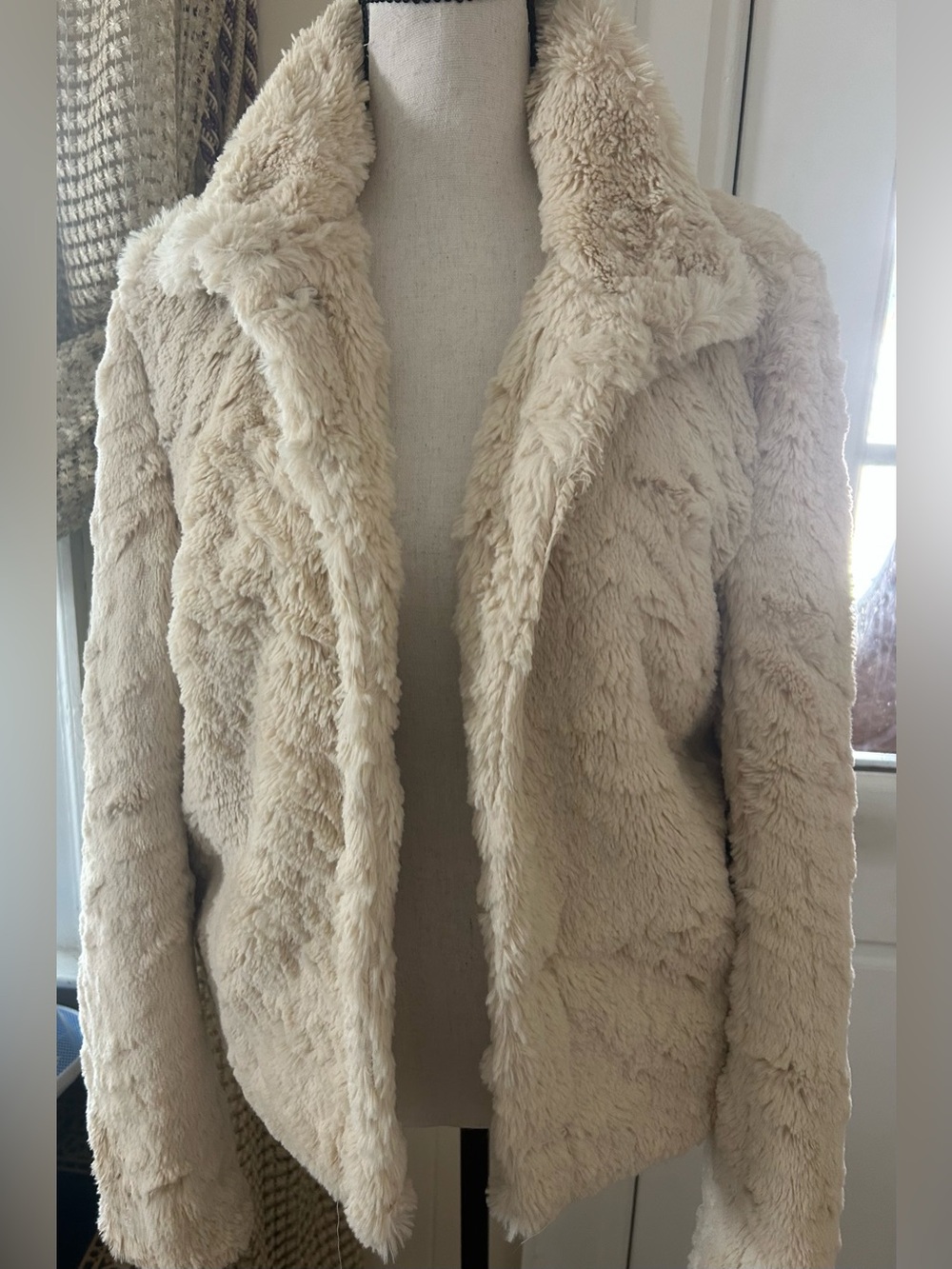 BONGO Cream Fur Jacket